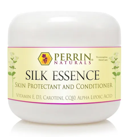 Silk Essence (Glass Container) - Glass Jar | Perrin Naturals